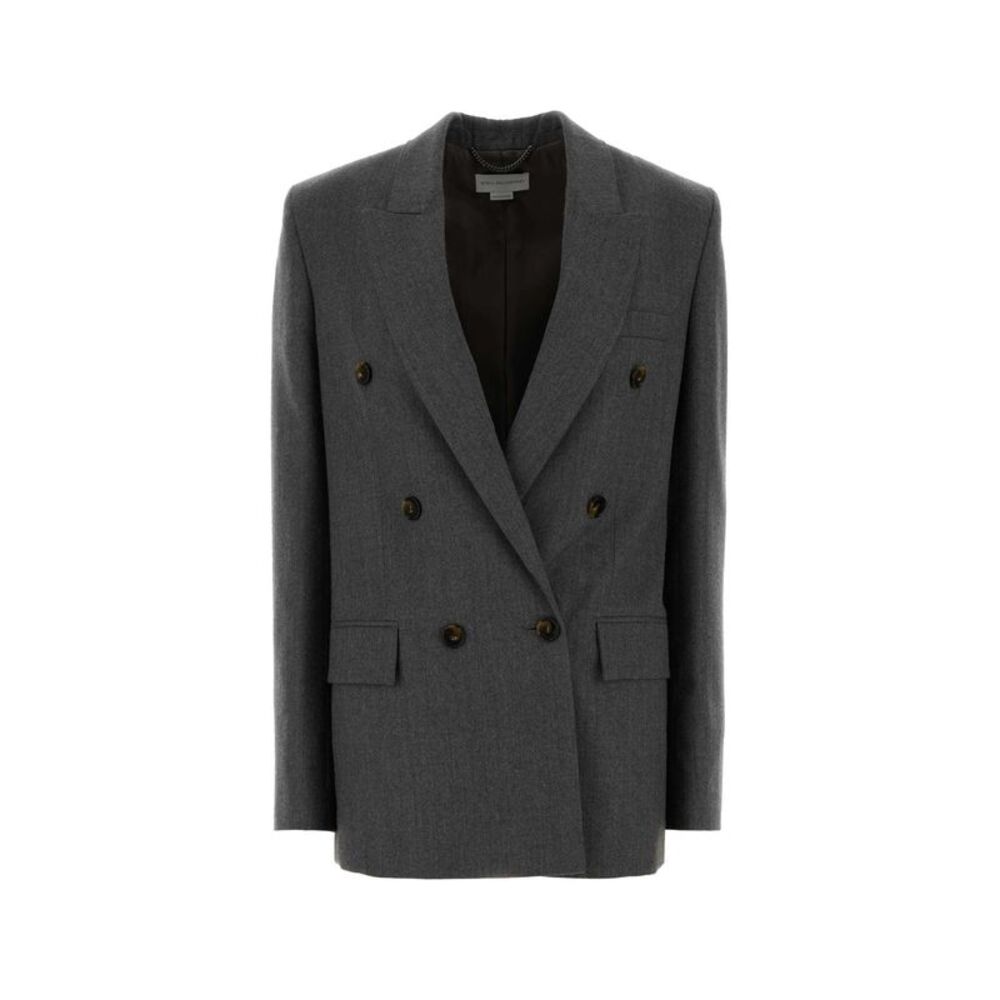 Stella Mccartney Women Grey Flannel Blazer